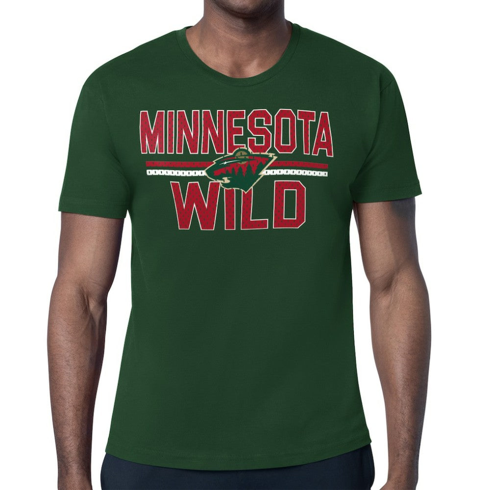 Minnesota Wild Starter Mesh Look Team Name T-Shirt - Green - NHL