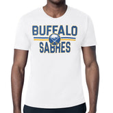Buffalo Sabres Starter Mesh Look Team Name T-Shirt - White - NHL