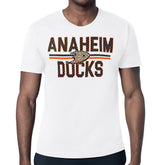 Anaheim Ducks Starter Mesh Look Team Name T-Shirt - White - NHL