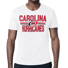 Carolina Hurricanes Starter Mesh Look Team Name T-Shirt - White - NHL