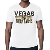 Vegas Golden Knights Starter Mesh Look Team Name T-Shirt - White - NHL