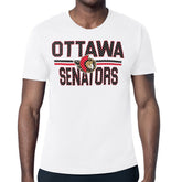 Ottawa Senators Starter Mesh Look Team Name T-Shirt - White - NHL