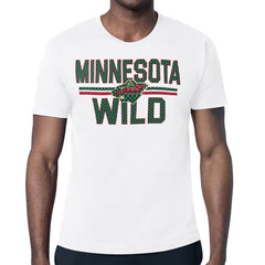 Minnesota Wild Starter Mesh Look Team Name T-Shirt - White - NHL