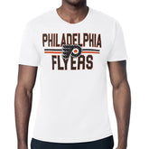 Philadelphia Flyers Starter Mesh Look Team Name T-Shirt - White - NHL