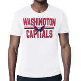Washington Capitals Starter Mesh Look Team Name T-Shirt - White - NHL