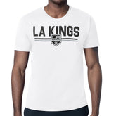 Los Angeles Kings Starter Mesh Look Team Name T-Shirt - White - NHL