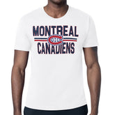 Montreal Canadiens Starter Mesh Look Team Name T-Shirt - White - NHL