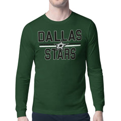 Dallas Stars Starter Mesh Look Team Name Long Sleeve T-Shirt - Green - NHL