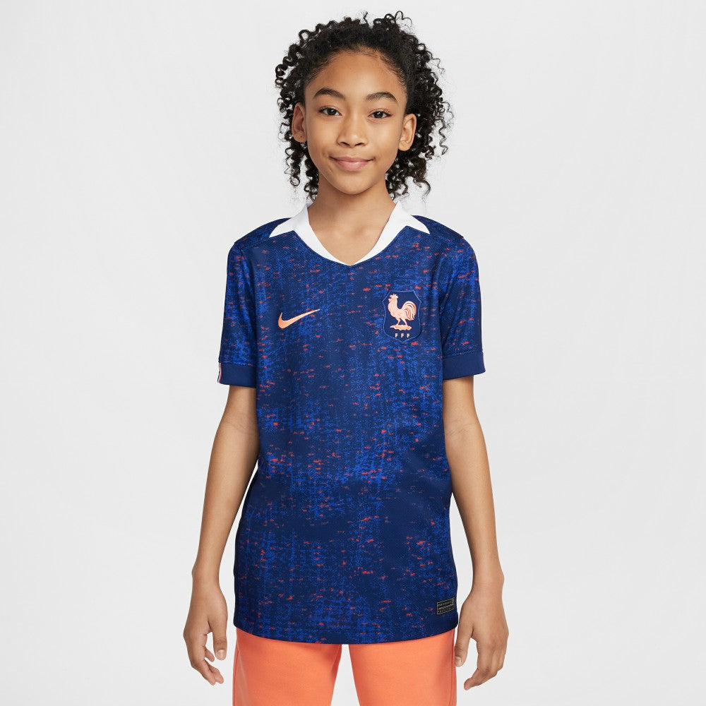 France Women's National Team Youth 2025/26 Home Replica Jersey Blue | Nike Online