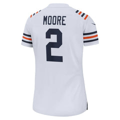 D.J. Moore Chicago Bears Women's Alternate Game Jersey White | Nike for Sale