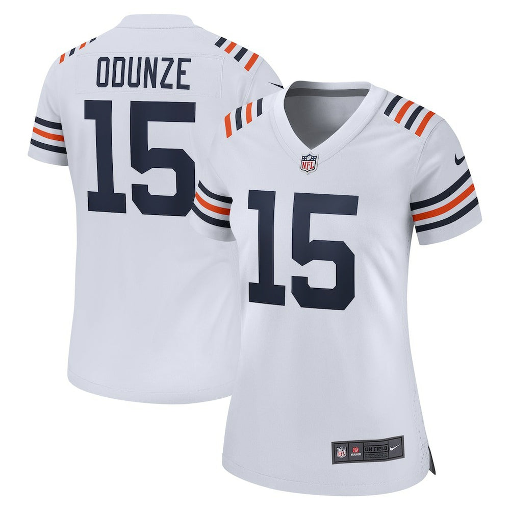 Rome Odunze Chicago Bears Women's Alternate Game Jersey White | Nike for Sale