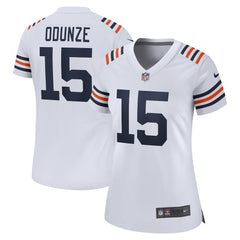 Rome Odunze Chicago Bears Women's Alternate Game Jersey White | Nike for Sale