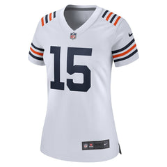Rome Odunze Chicago Bears Women's Alternate Game Jersey White | Nike for Sale