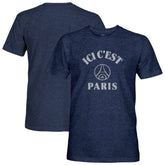 Paris Saint-Germain 1863FC Team Arch Vintage Tri-Blend T-Shirt Navy - FIFA World CUP