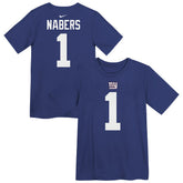 Malik Nabers New York Giants Preschool Name & Number T-Shirt Royal | Nike for Sale