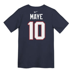 Drake Maye New England Patriots Preschool Player Name & Number T-Shirt Navy | Nike for Sale