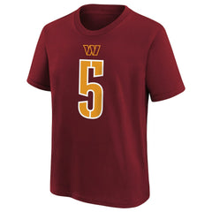 Jayden Daniels Washington Commanders Preschool Player Name & Number T-Shirt Burgundy | Nike for Sale