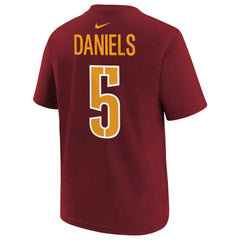 Jayden Daniels Washington Commanders Preschool Player Name & Number T-Shirt Burgundy | Nike for Sale