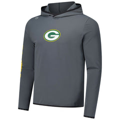 Green Bay Packers Greyson Clothiers Colorado Long Sleeve Hoodie T-Shirt Charcoal | NFL