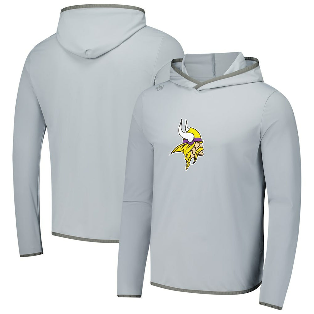 Minnesota Vikings Greyson Clothiers Colorado Long Sleeve Hoodie T-Shirt Gray | NFL
