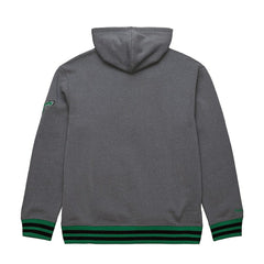 Philadelphia Eagles Vintage Logo Snow Washed Fleece Pullover Hoodie Heather Gray | Mitchell & Ness
