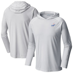Los Angeles Dodgers Columbia Omni-Wick Terminal Tackle Raglan Long Sleeve Hoodie T-Shirt - MLB