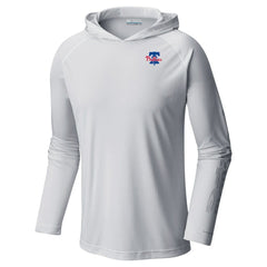 Philadelphia Phillies Columbia Omni-Wick Terminal Tackle Raglan Long Sleeve Hoodie T-Shirt - MLB