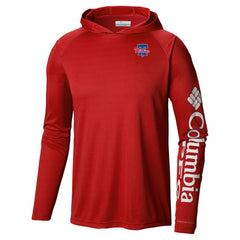 Philadelphia Phillies Columbia Omni-Wick Terminal Tackle Raglan Long Sleeve Hoodie T-Shirt - MLB