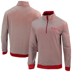 Philadelphia Phillies Columbia Omni-Wick Even Lie Quarter-Zip Pullover Top - MLB