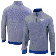 Los Angeles Dodgers Columbia Omni-Wick Even Lie Quarter-Zip Pullover Top - MLB