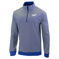 Los Angeles Dodgers Columbia Omni-Wick Even Lie Quarter-Zip Pullover Top - MLB
