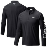 Los Angeles Dodgers Columbia Terminal Tackle Raglan Omni-Shade Quarter-Zip Pullover Top - MLB