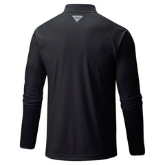 Los Angeles Dodgers Columbia Terminal Tackle Raglan Omni-Shade Quarter-Zip Pullover Top - MLB