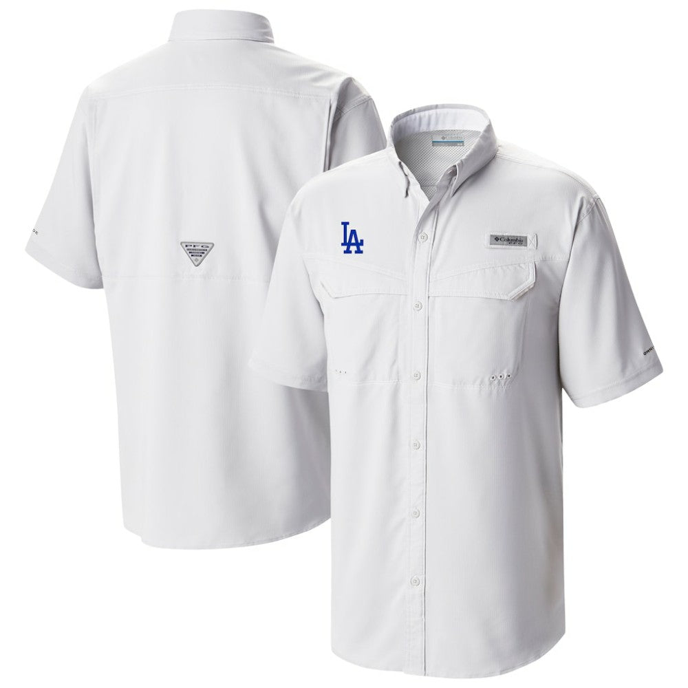 Los Angeles Dodgers Columbia Omni-Wick Low Drag Offshore Button-Up Shirt - MLB