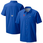 Philadelphia Phillies Columbia Slack Tide Omni-Wick Button-Up Camp Shirt - MLB