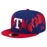 Texas Rangers New Era Retro Pattern 59FIFTY Fitted Hat - MLB