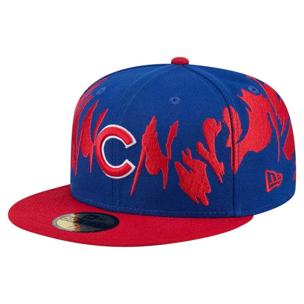 Chicago Cubs New Era Retro Pattern 59FIFTY Fitted Hat - MLB