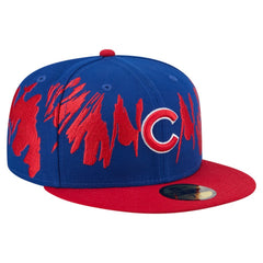Chicago Cubs New Era Retro Pattern 59FIFTY Fitted Hat - MLB