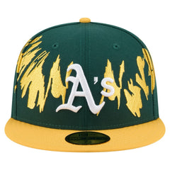 Athletics New Era Retro Pattern 59FIFTY Fitted Hat - MLB
