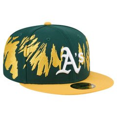 Athletics New Era Retro Pattern 59FIFTY Fitted Hat - MLB