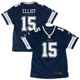 Ezekiel Elliott Dallas Cowboys Youth Game Jersey Navy | Nike for Sale