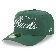 Milwaukee Bucks 2025 NBA Draft A-Frame 59FIFTY Fitted Hat Hunter Green - NBA