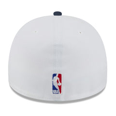 Washington Wizards 2025 NBA Draft A-Frame 59FIFTY Fitted Hat White/Navy - NBA