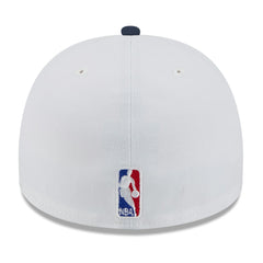 Minnesota Timberwolves 2025 NBA Draft A-Frame 59FIFTY Fitted Hat White/Navy - NBA