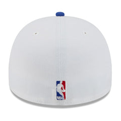 Philadelphia 76ers 2025 NBA Draft A-Frame 59FIFTY Fitted Hat White/Royal - NBA