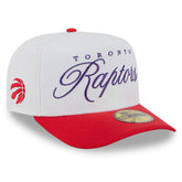 Toronto Raptors 2025 NBA Draft A-Frame 59FIFTY Fitted Hat White/Red - NBA