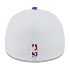 Golden State Warriors 2025 NBA Draft A-Frame 59FIFTY Fitted Hat White/Royal - NBA