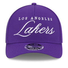 Los Angeles Lakers 2025 NBA Draft M-Crown A-Frame 9FORTY Adjustable Hat Purple - NBA