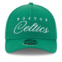 Boston Celtics 2025 NBA Draft M-Crown A-Frame 9FORTY Adjustable Hat Kelly Green - NBA