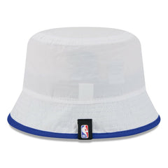 Golden State Warriors 2025 NBA Draft Nylon Bucket Hat White/Royal - NBA